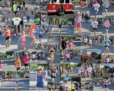 Tarrytown Trek 5K collage